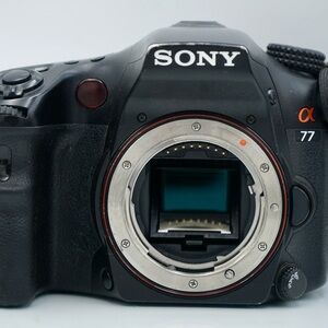 Sony Alpha a77 Digital Camera Black Body + Minolta 35-70 f4 macro lens